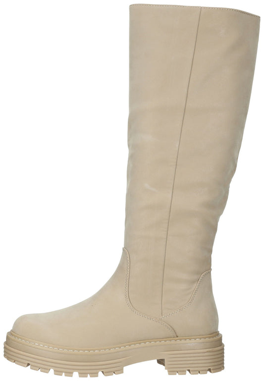 Bullboxer Stiefel Lederimitat Beige