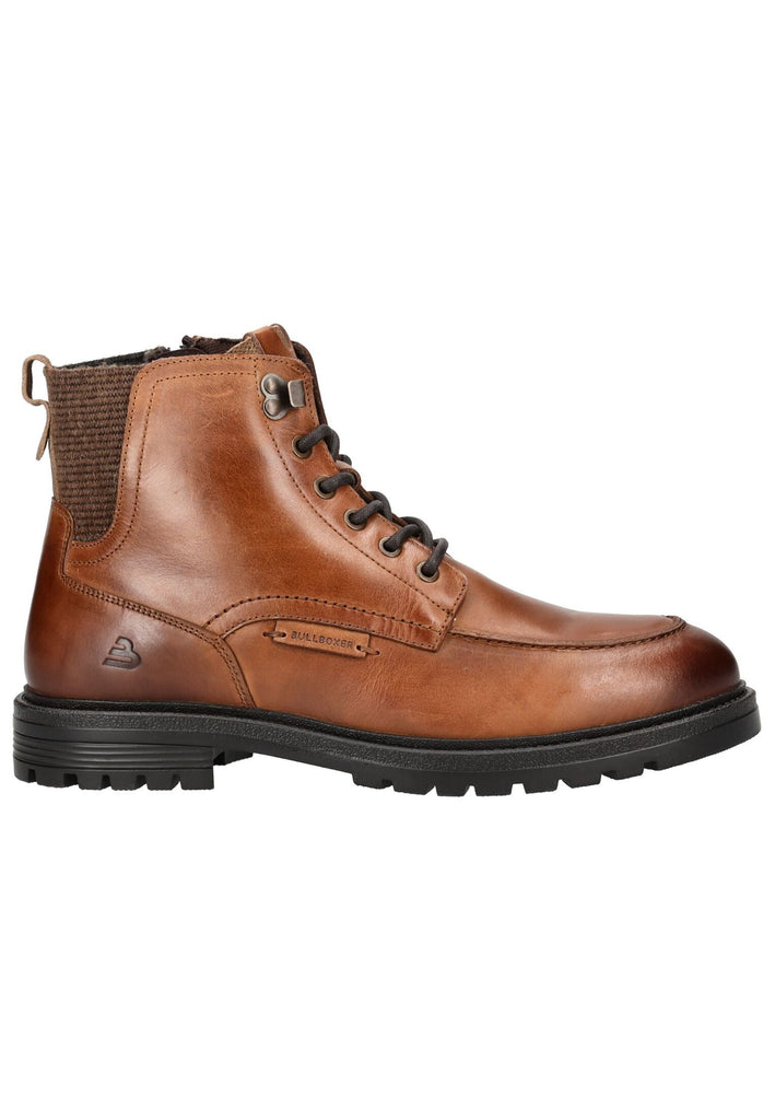 Bullboxer Stiefelette Glattleder Cognac