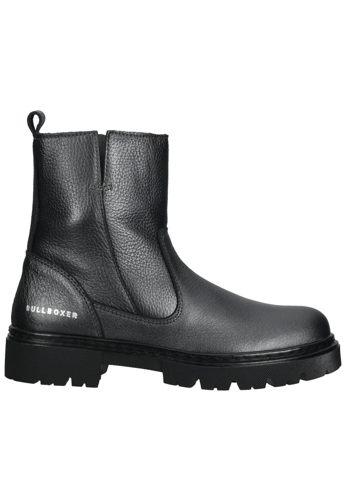 Bullboxer Stiefelette Leder Antrazit Warmfutter