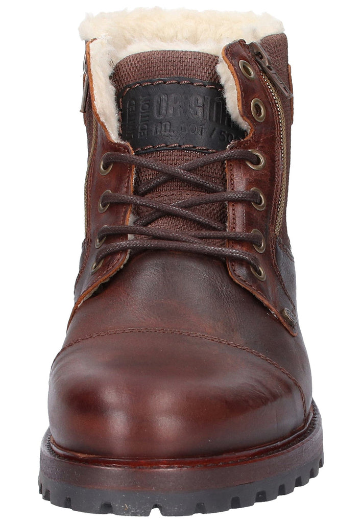 Bullboxer Stiefelette Leder Braun