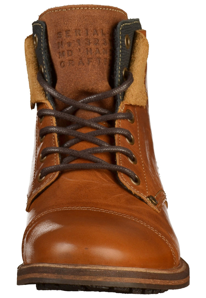 Bullboxer Stiefelette Leder Braun