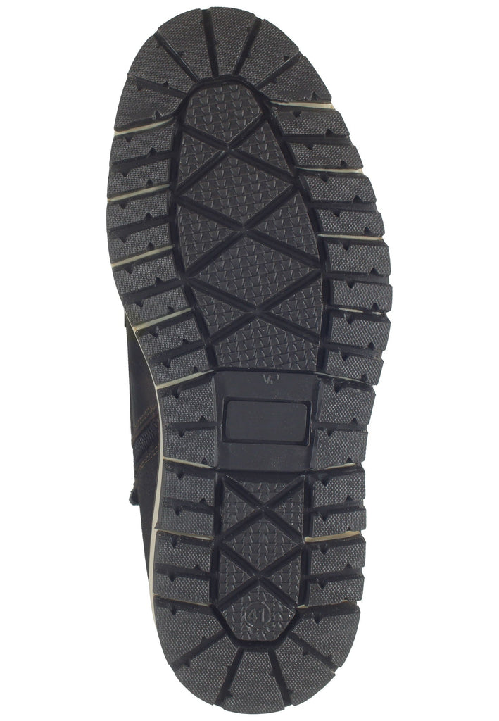 Bullboxer Stiefelette Leder Braun Warmfutter