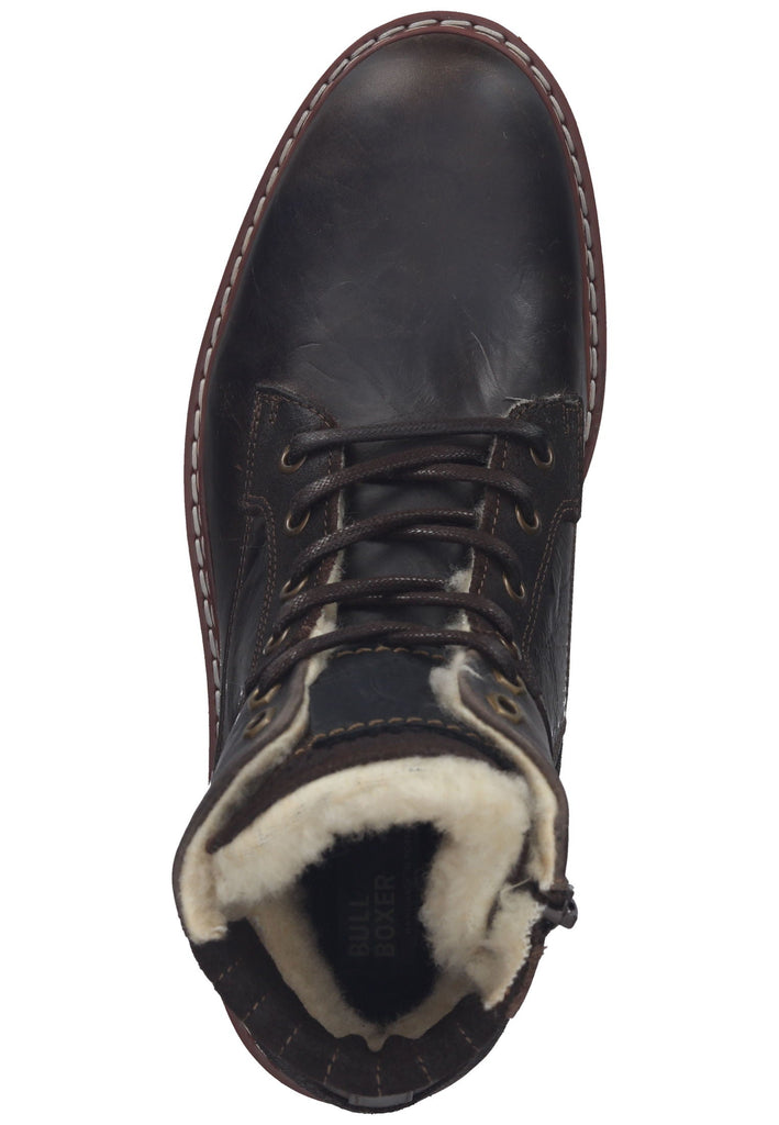 Bullboxer Stiefelette Leder Braun Warmfutter