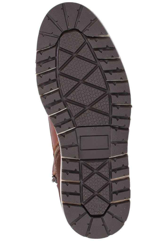 Bullboxer Stiefelette Leder Braun Warmfutter