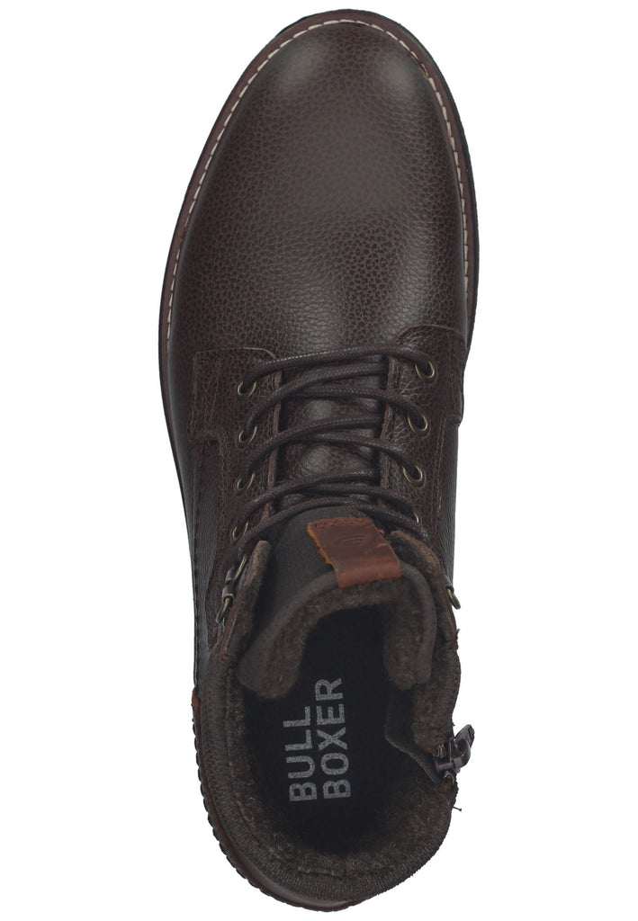 Bullboxer Stiefelette Leder Braun Warmfutter