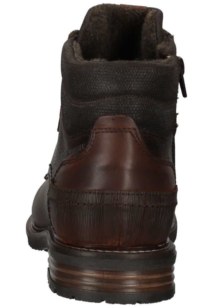 Bullboxer Stiefelette Leder Braun Warmfutter