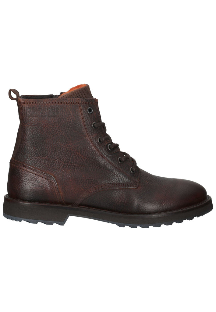 Bullboxer Stiefelette Leder Braun Warmfutter