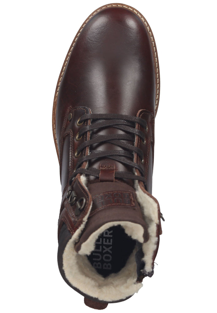 Bullboxer Stiefelette Leder Braun Warmfutter