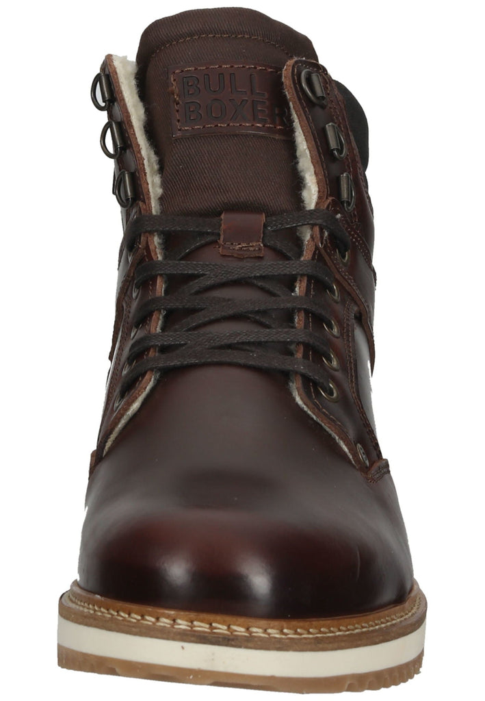 Bullboxer Stiefelette Leder Braun Warmfutter
