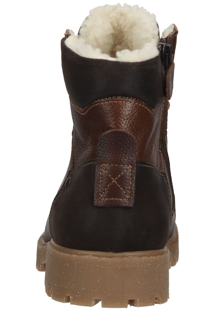 Bullboxer Stiefelette Leder Braun Warmfutter