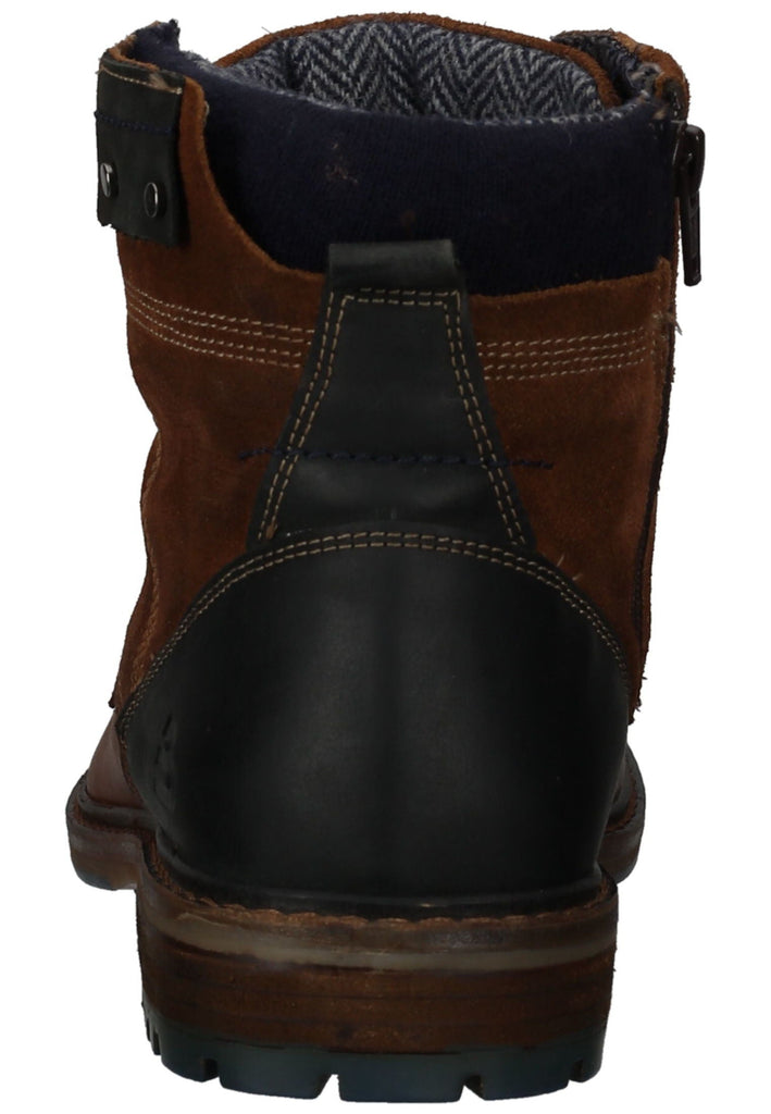 Bullboxer Stiefelette Leder Cognac