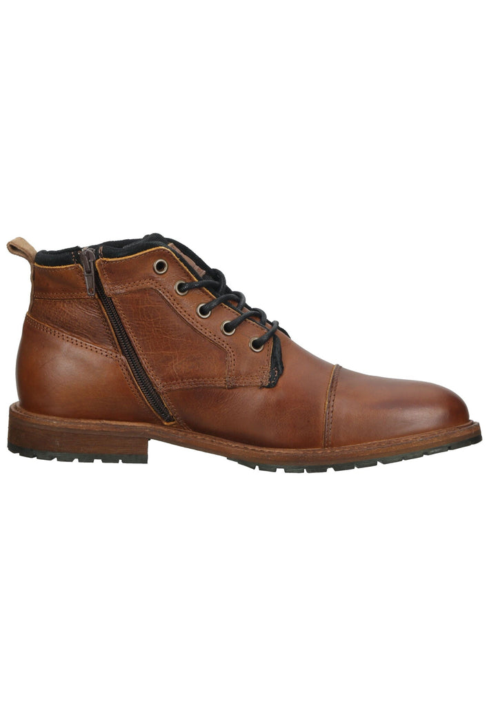 Bullboxer Stiefelette Leder Cognac