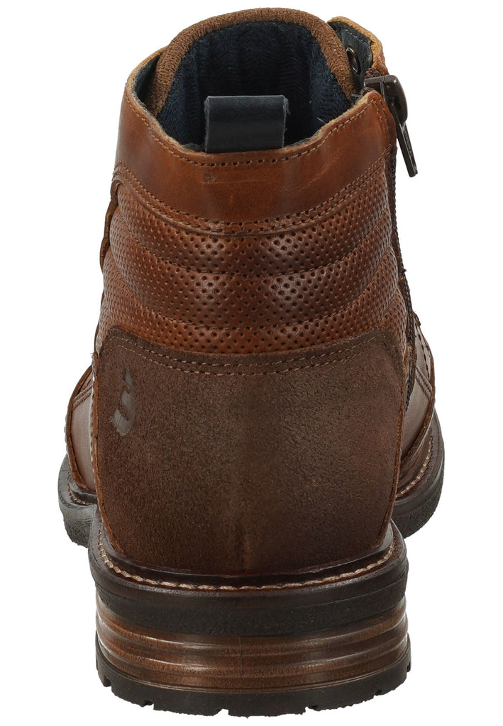 Bullboxer Stiefelette Leder Cognac