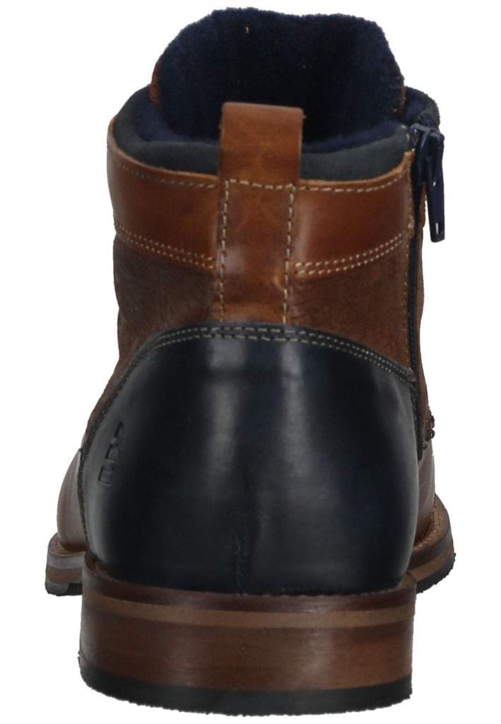 Bullboxer Stiefelette Leder Cognac