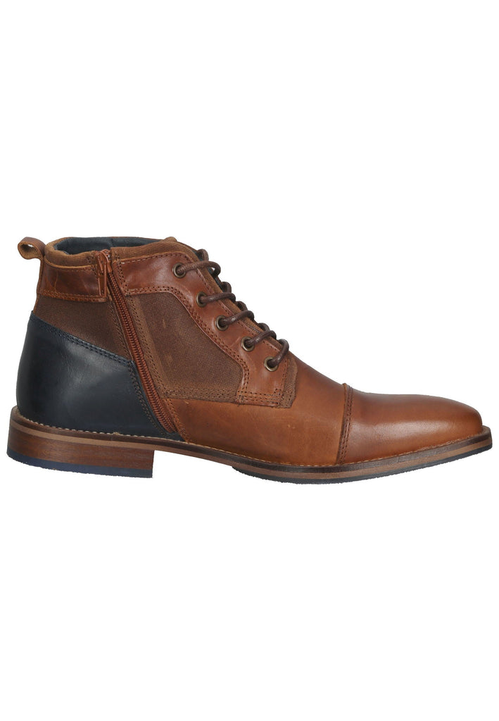 Bullboxer Stiefelette Leder Cognac
