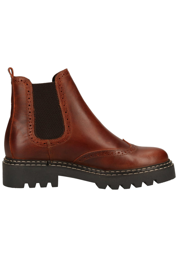 Bullboxer Stiefelette Leder Cognac