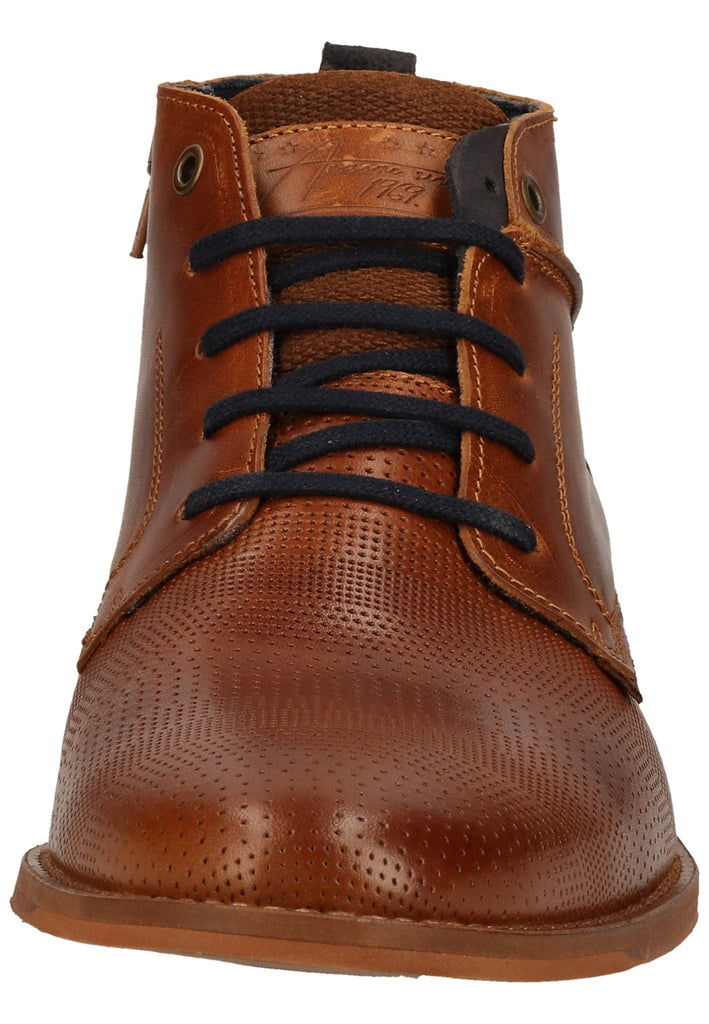 Bullboxer Stiefelette Leder Cognac
