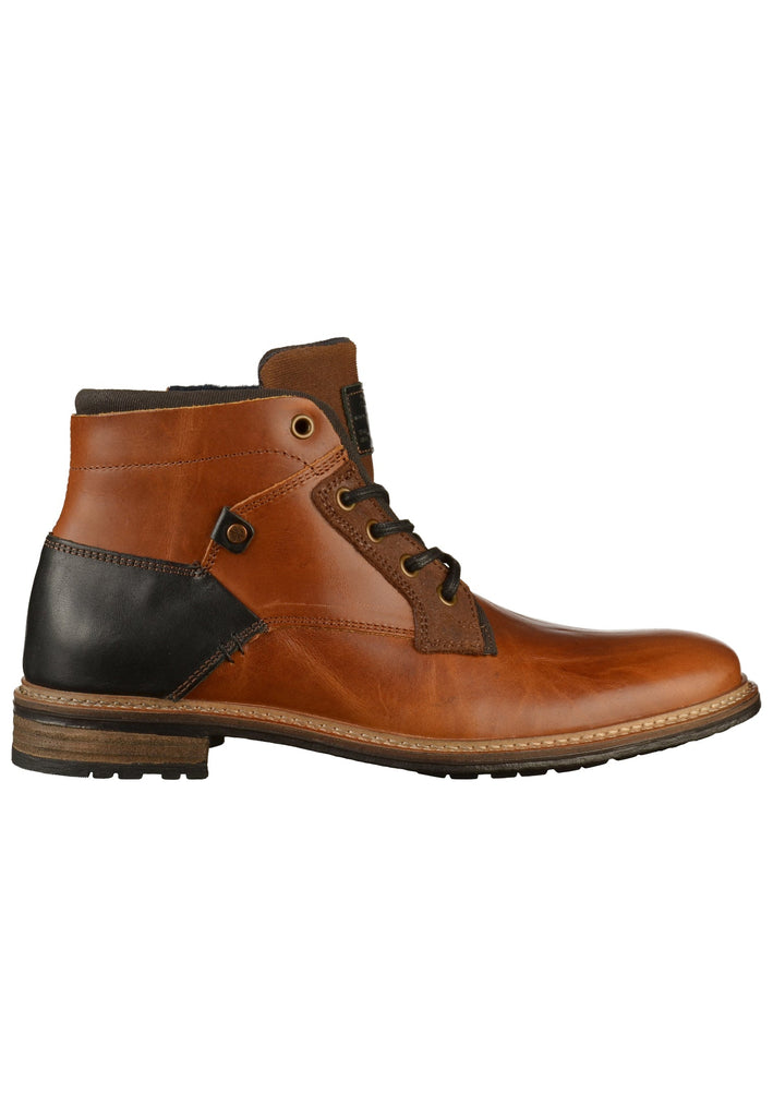 Bullboxer Stiefelette Leder Cognac