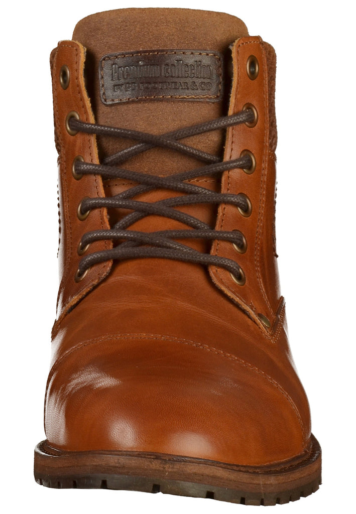 Bullboxer Stiefelette Leder Cognac