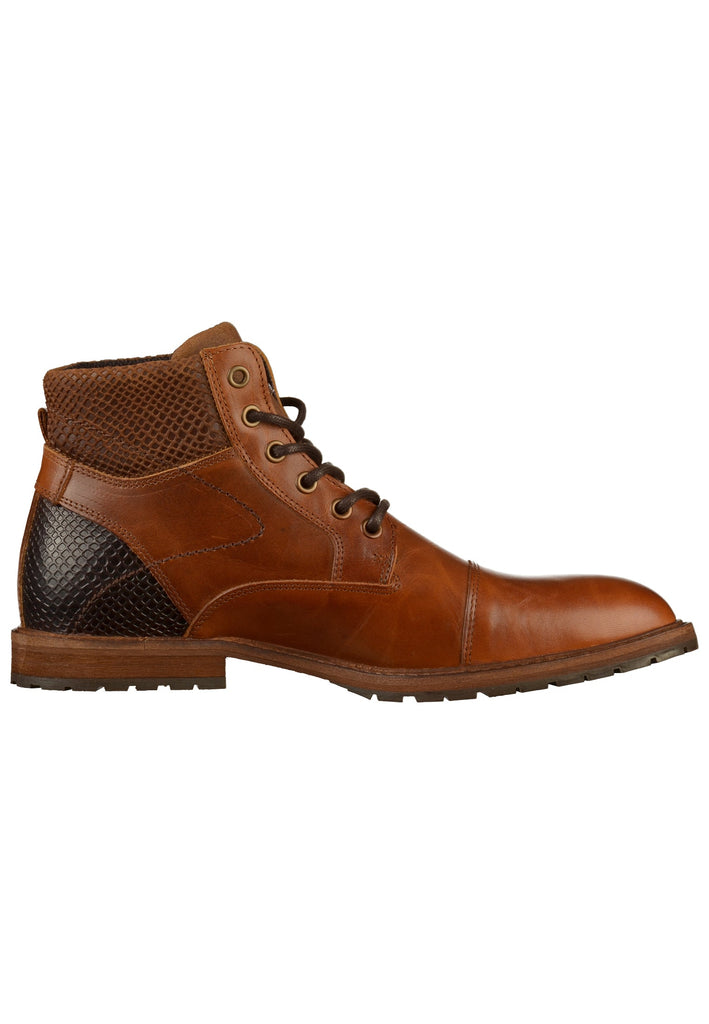 Bullboxer Stiefelette Leder Cognac