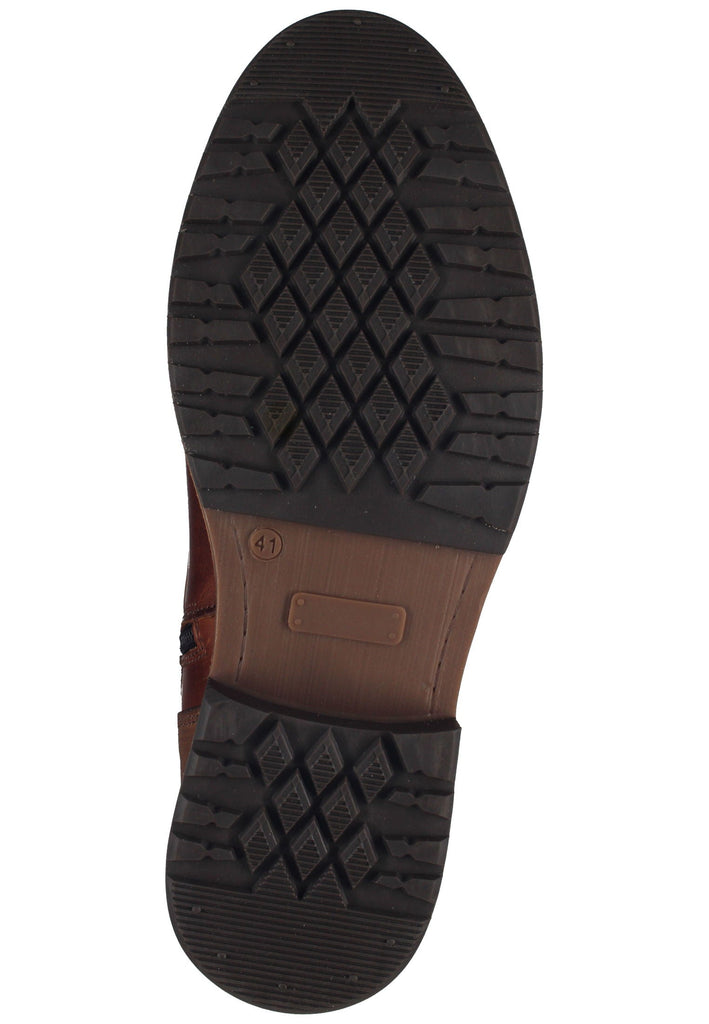 Bullboxer Stiefelette Leder Cognac Warmfutter