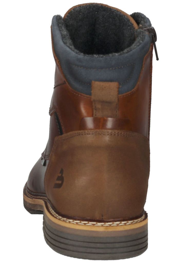 Bullboxer Stiefelette Leder Cognac Warmfutter