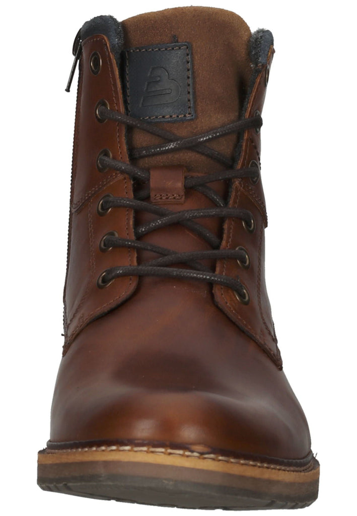 Bullboxer Stiefelette Leder Cognac Warmfutter