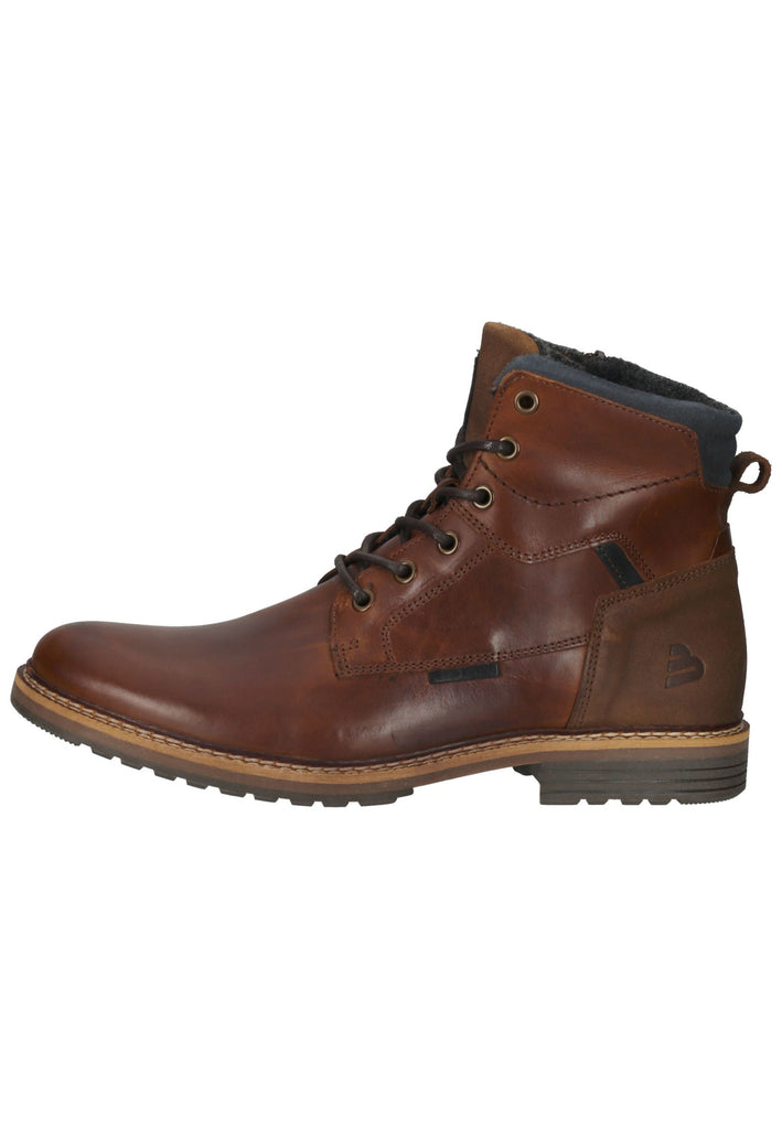 Bullboxer Stiefelette Leder Cognac Warmfutter