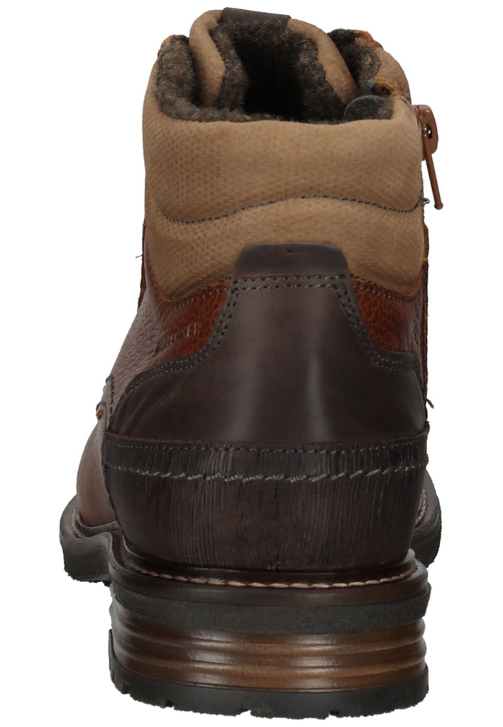 Bullboxer Stiefelette Leder Cognac Warmfutter