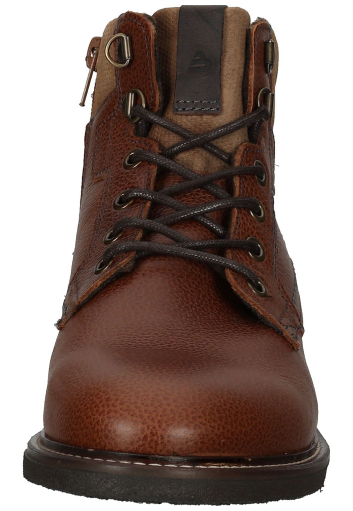 Bullboxer Stiefelette Leder Cognac Warmfutter