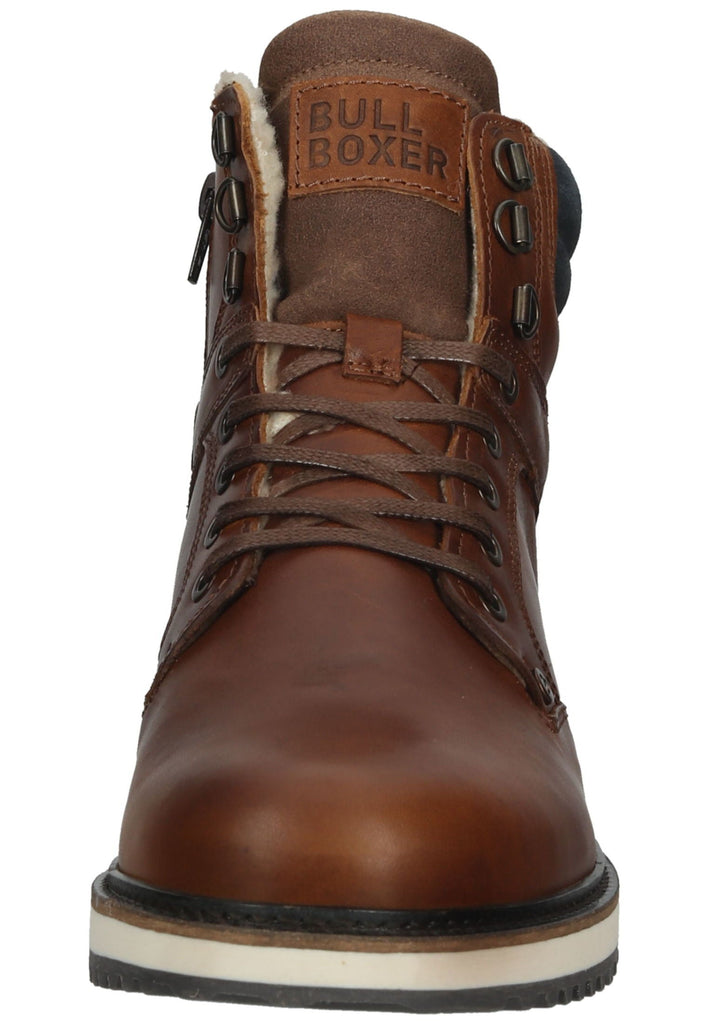 Bullboxer Stiefelette Leder Cognac Warmfutter