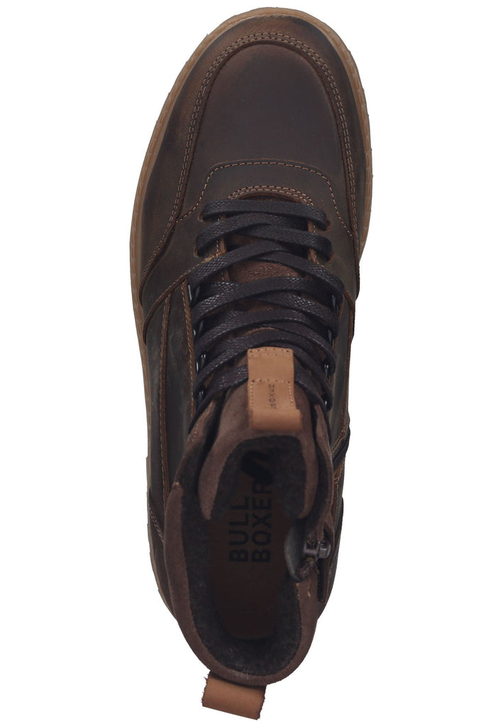 Bullboxer Stiefelette Leder Cognac Warmfutter