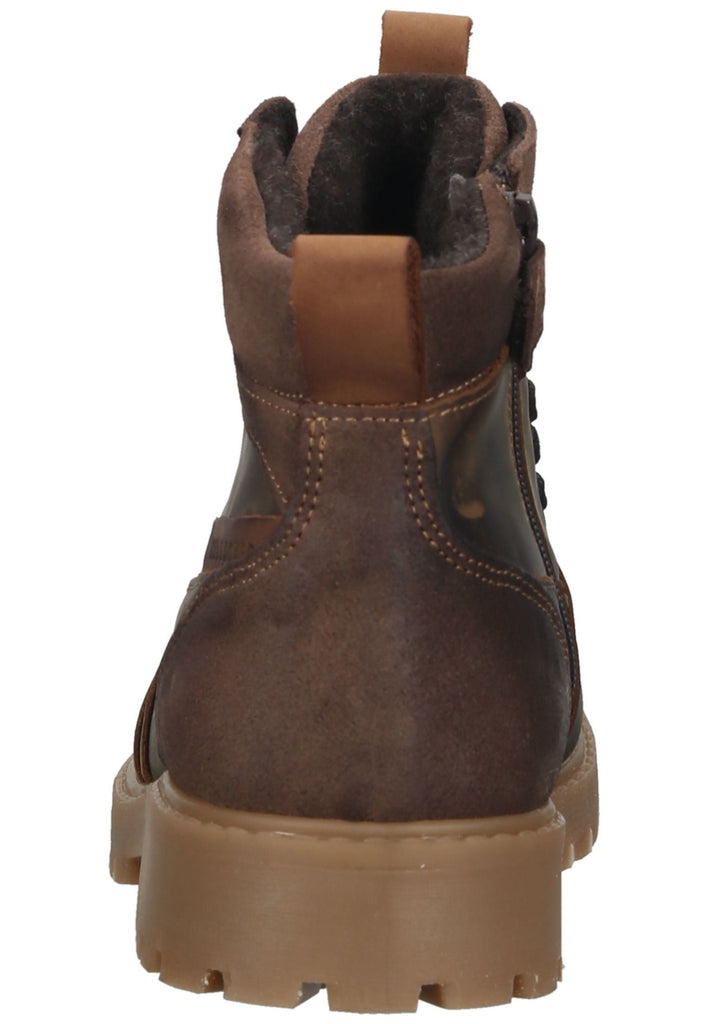 Bullboxer Stiefelette Leder Cognac Warmfutter