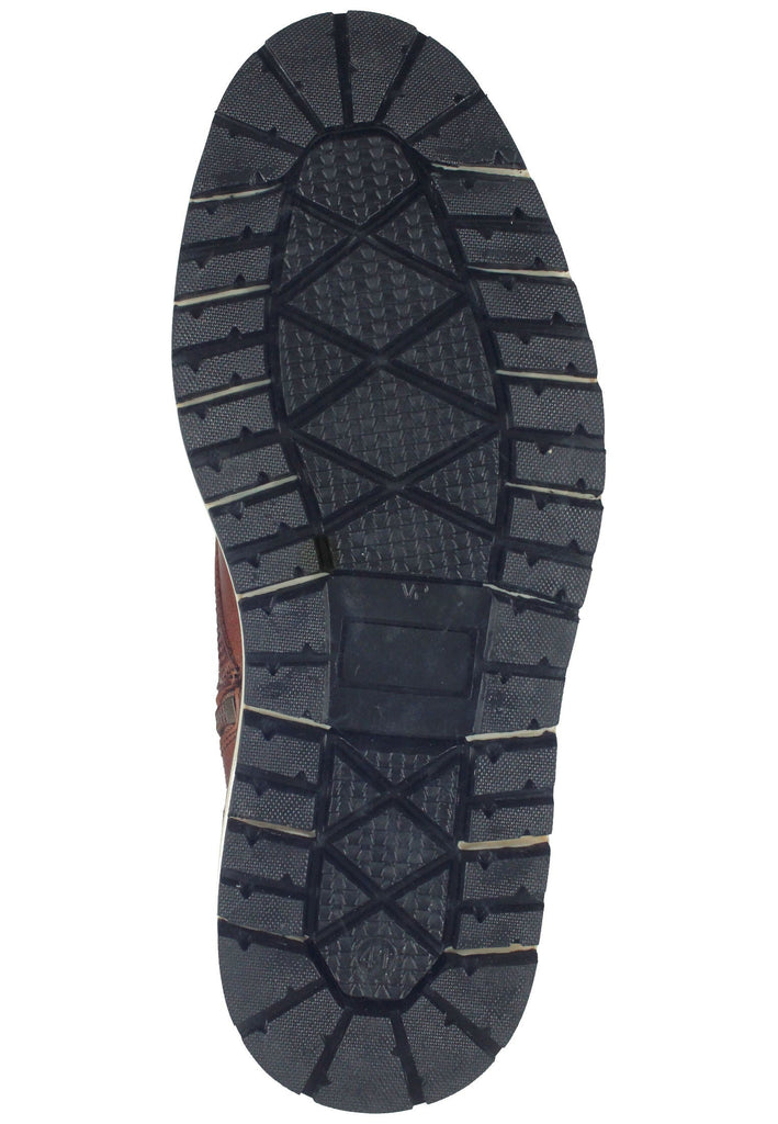 Bullboxer Stiefelette Leder Cognac Warmfutter