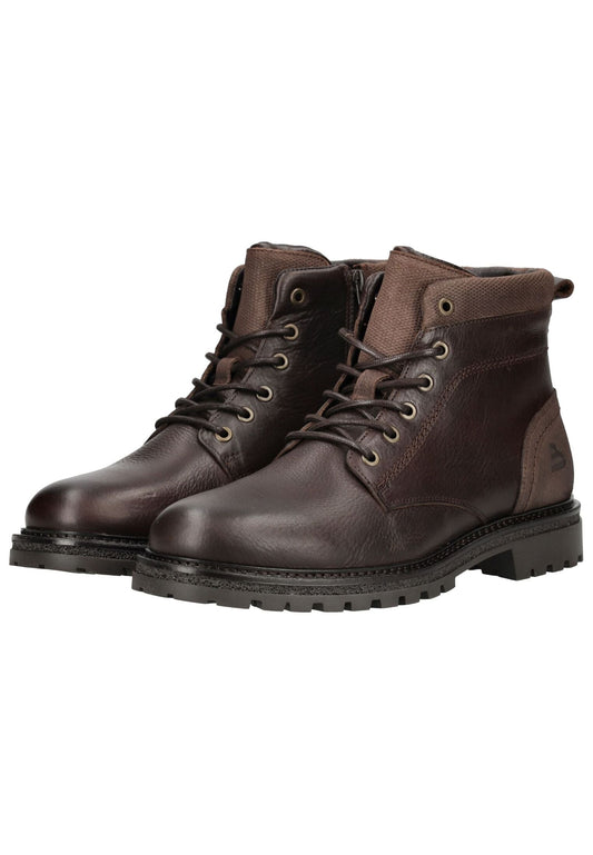 Bullboxer Stiefelette Leder Dunkelbraun