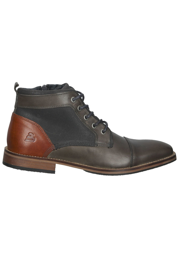 Bullboxer Stiefelette Leder Grau