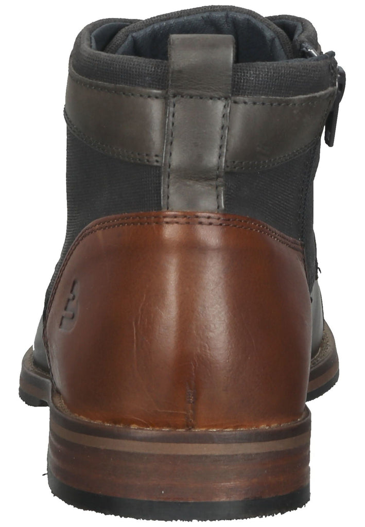 Bullboxer Stiefelette Leder Grau