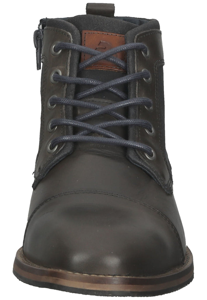 Bullboxer Stiefelette Leder Grau