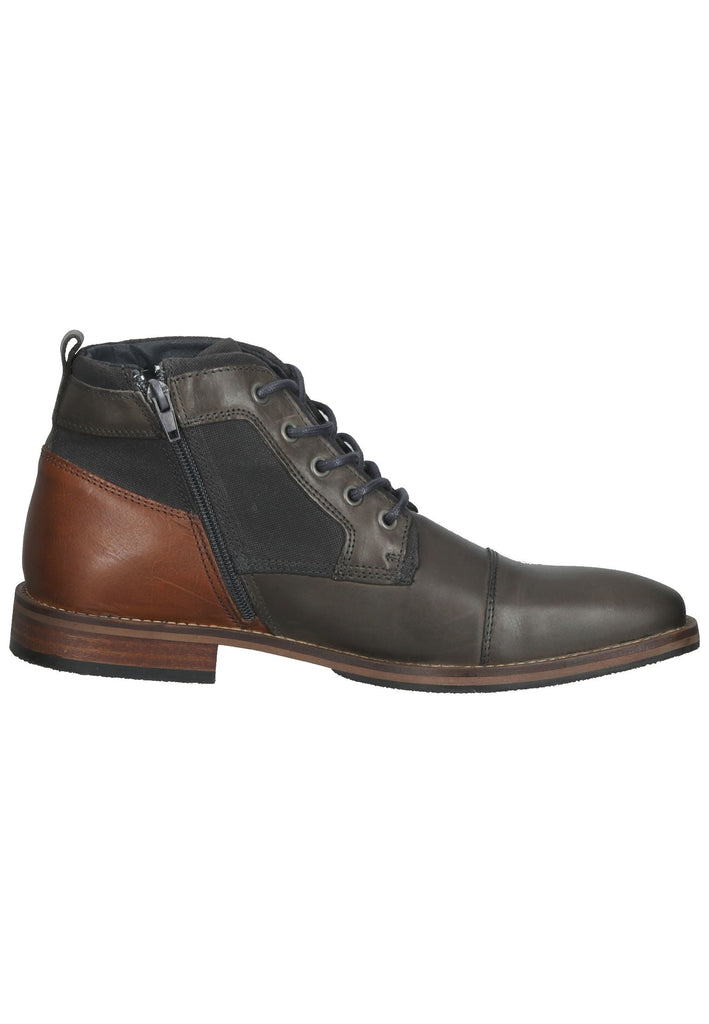 Bullboxer Stiefelette Leder Grau