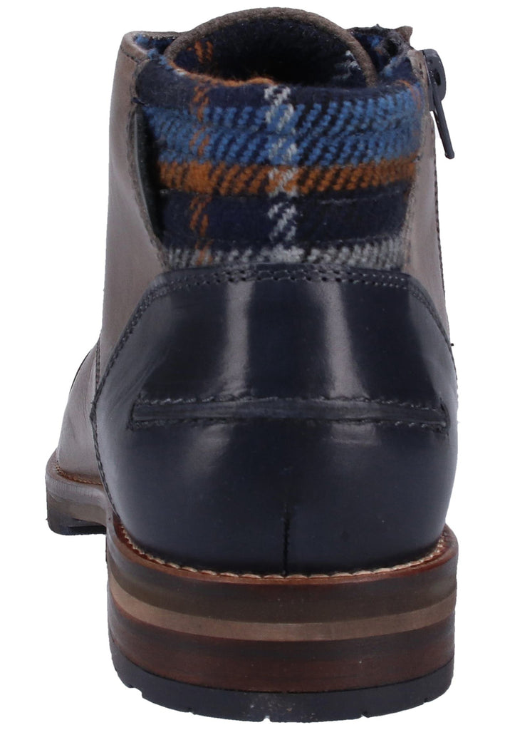 Bullboxer Stiefelette Leder Grau