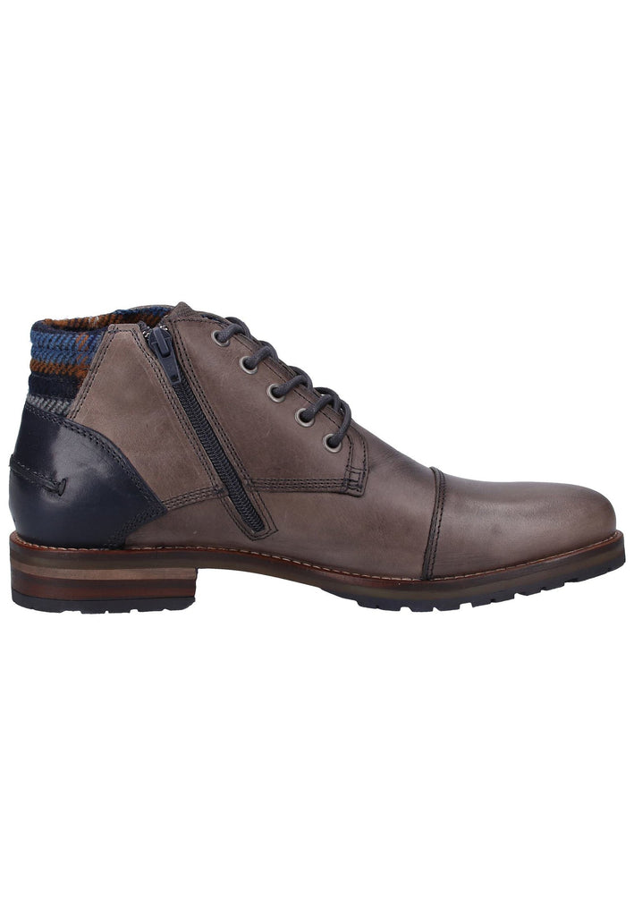 Bullboxer Stiefelette Leder Grau