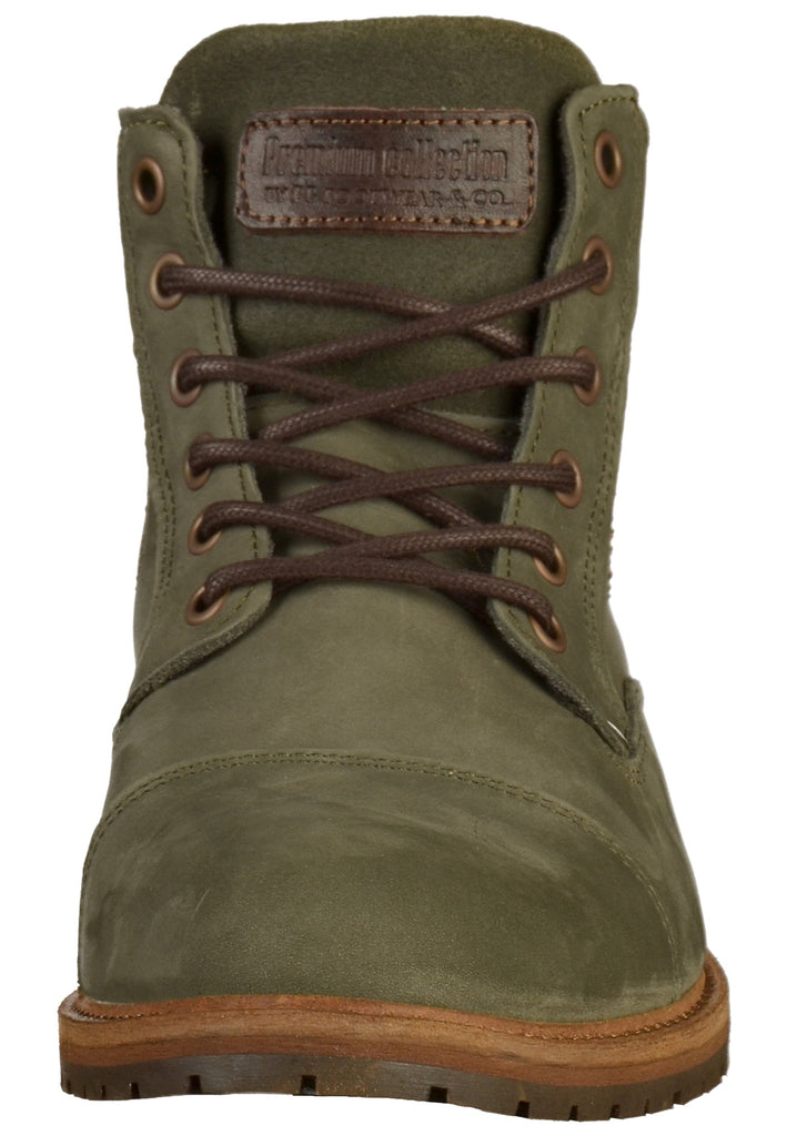 Bullboxer Stiefelette Leder Grün