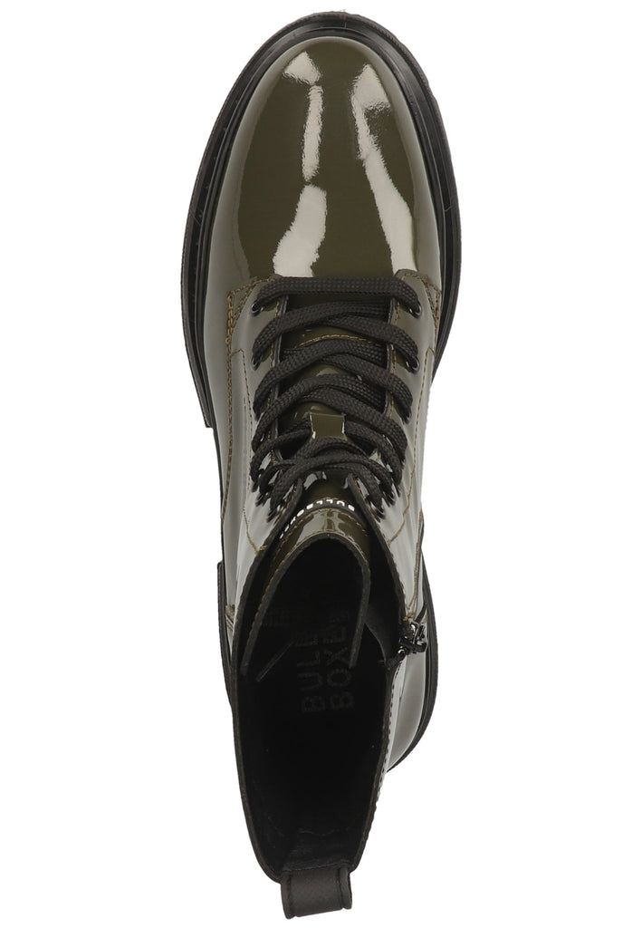 Bullboxer Stiefelette Leder Grün Lack