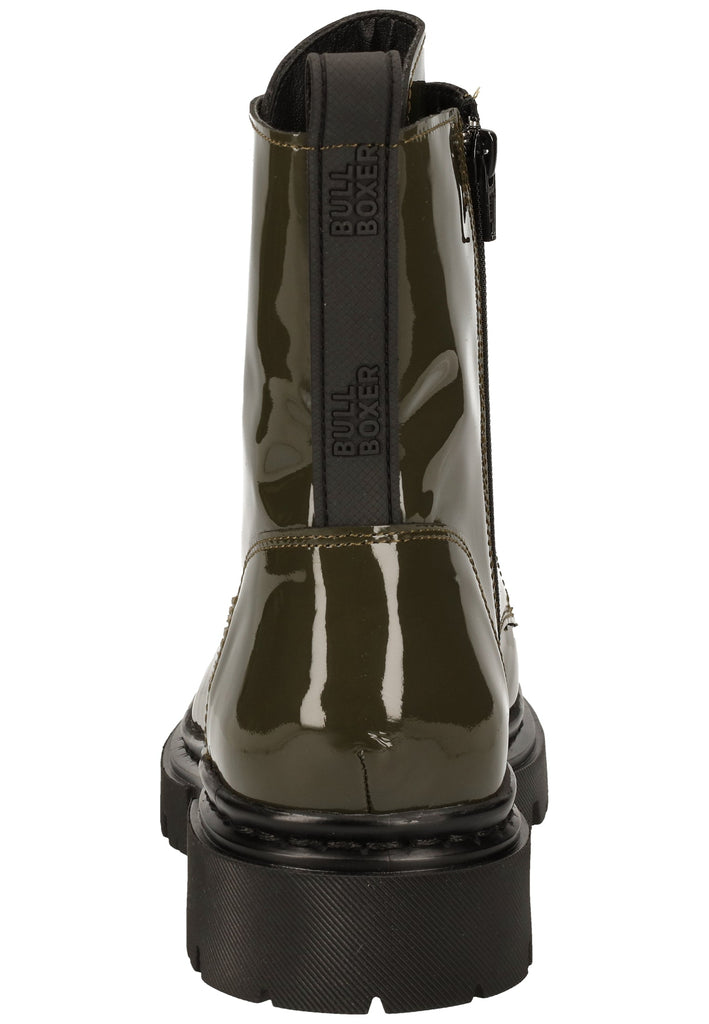 Bullboxer Stiefelette Leder Grün Lack