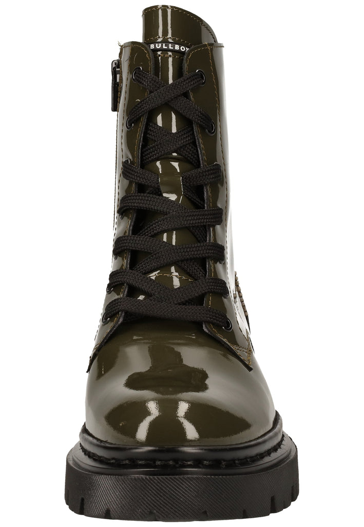 Bullboxer Stiefelette Leder Grün Lack