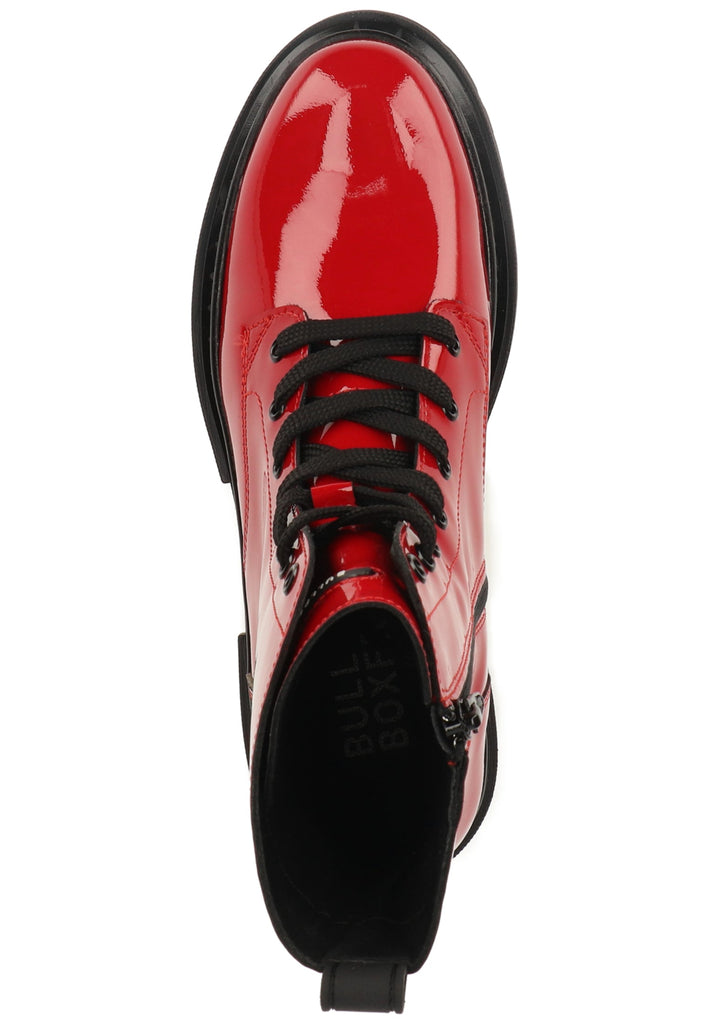Bullboxer Stiefelette Leder Rot