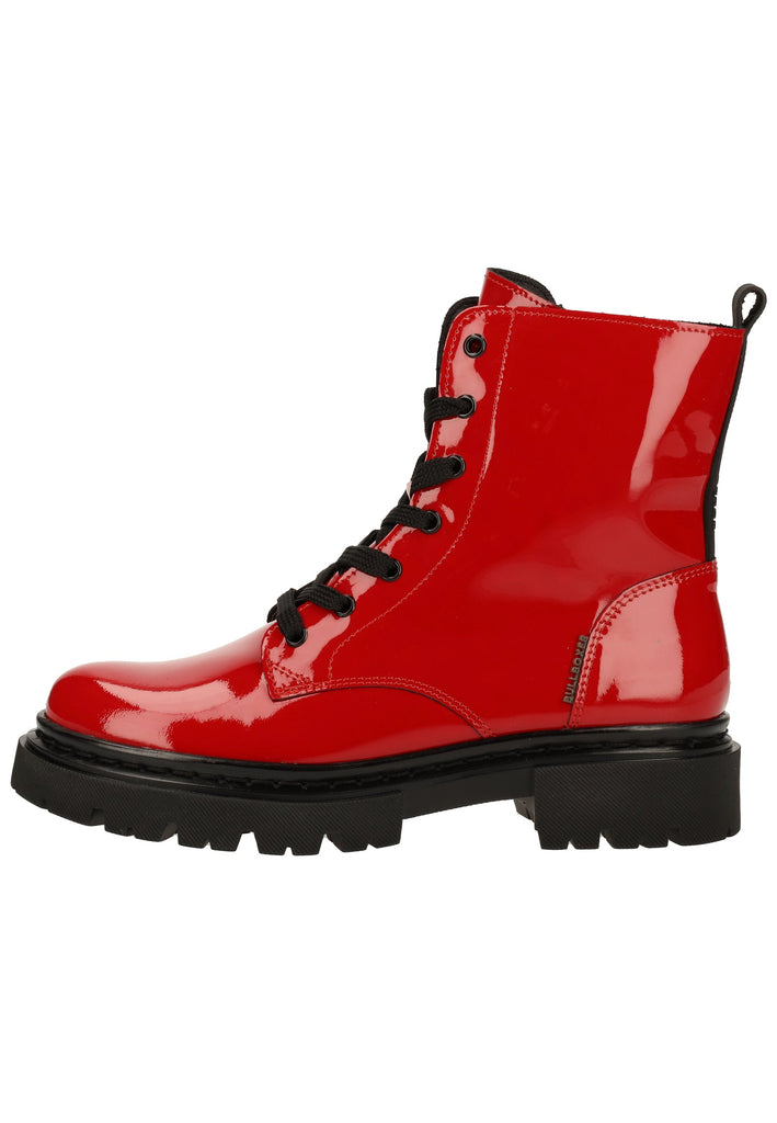 Bullboxer Stiefelette Leder Rot