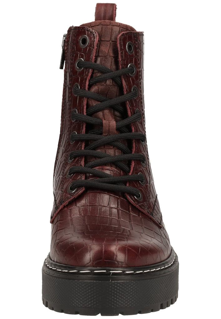 Bullboxer Stiefelette Leder Rot