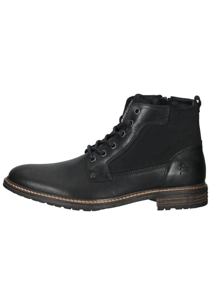 Bullboxer Stiefelette Leder Schwarz