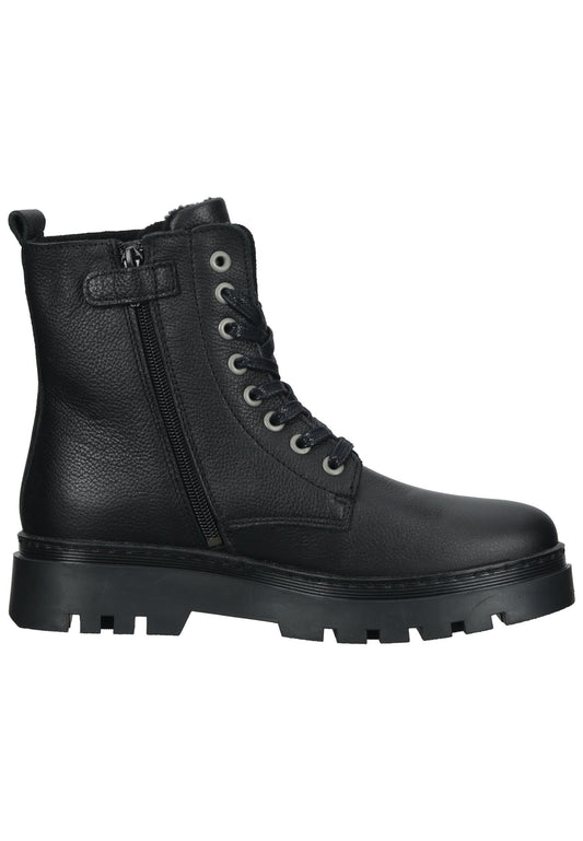 Bullboxer Stiefelette Leder Schwarz